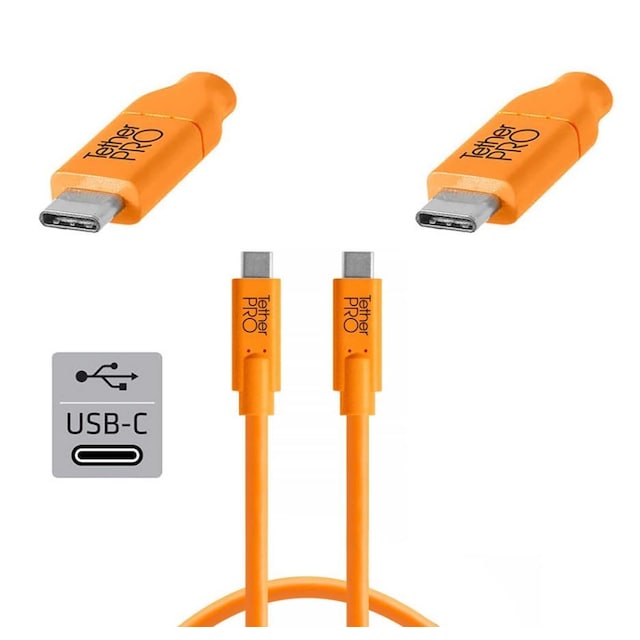 TetherPro USB-C til USB-C 0,9m