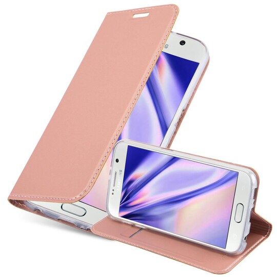 Samsung Galaxy S6 lommebokdeksel etui (rosa) - Elkjøp