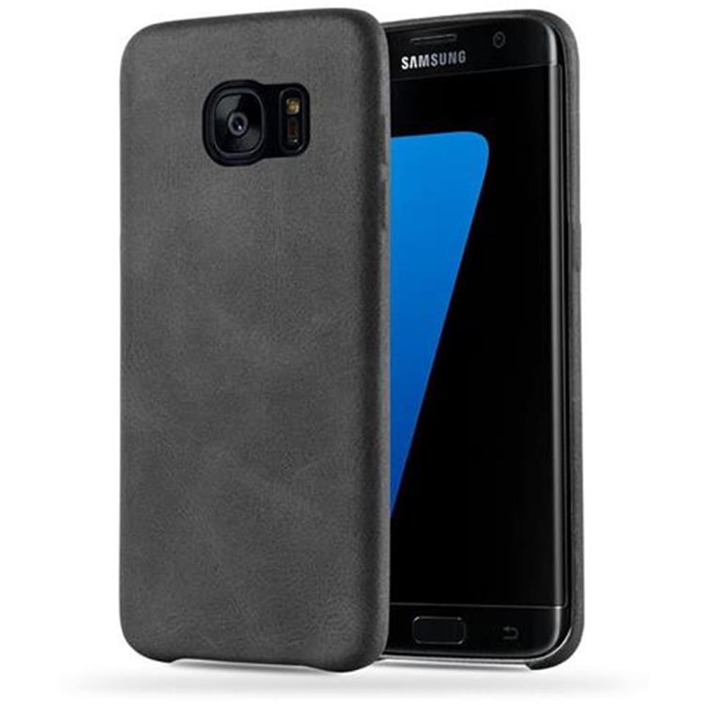 Samsung Galaxy S7 EDGE Hardt Deksel Cover (svart) - Elkjøp