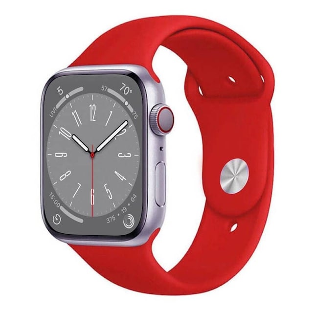 Sport klokkerem Apple Watch 9 (45mm) - Rød