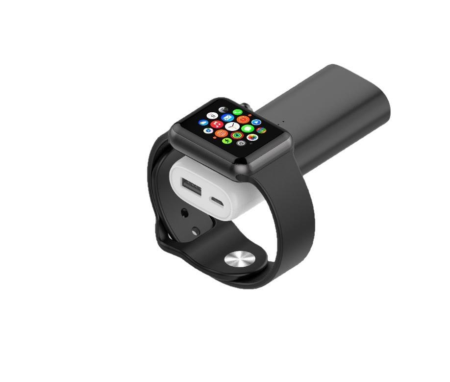 Trådløs lader for Apple Watch med Lynkabel for iPhone - Elkjøp