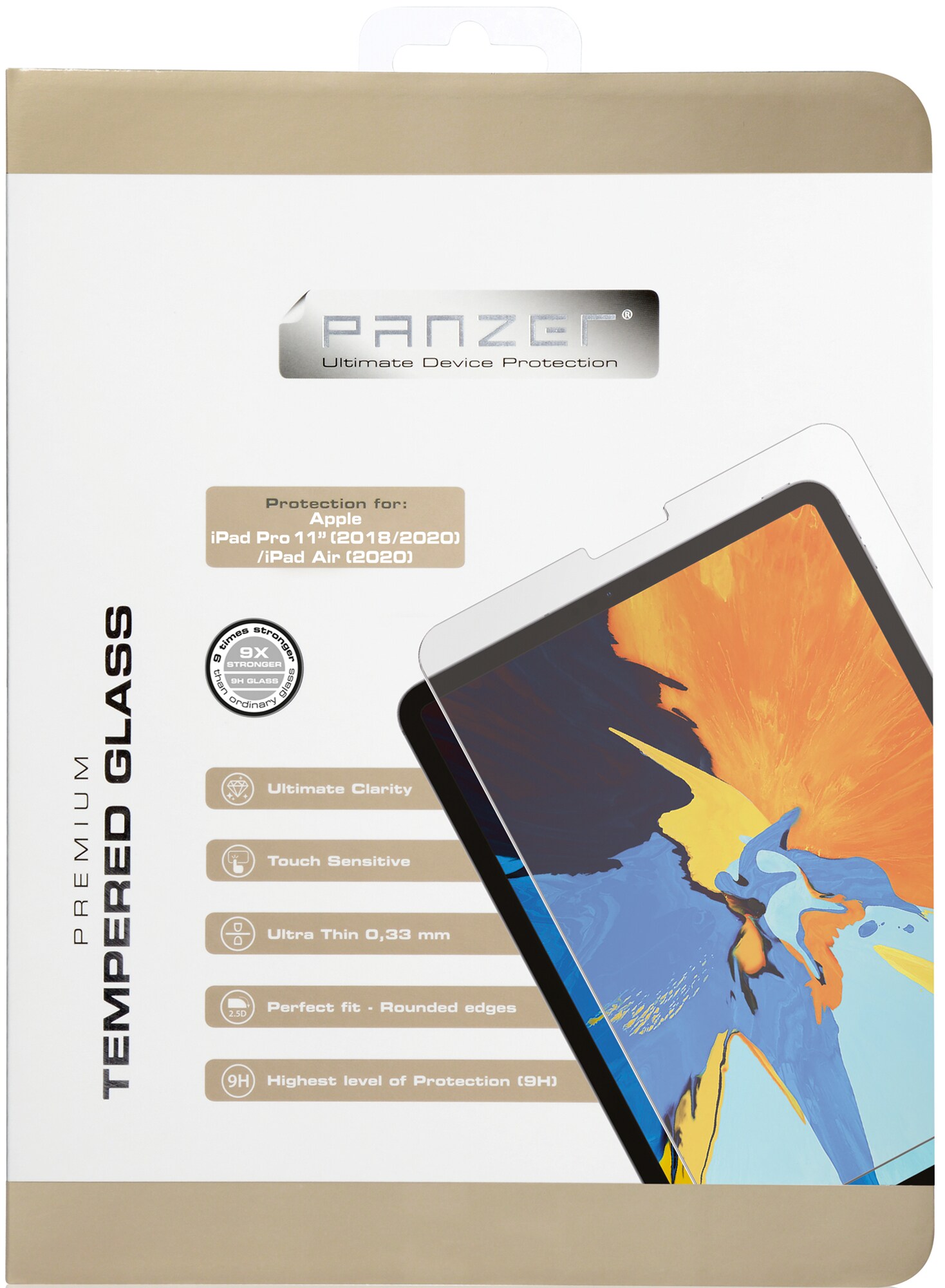 Panzer skjermbeskytter herdet glass iPad Pro 11"/iPad Air 10,9 2020 -  Skjermbeskyttere - Elkjøp