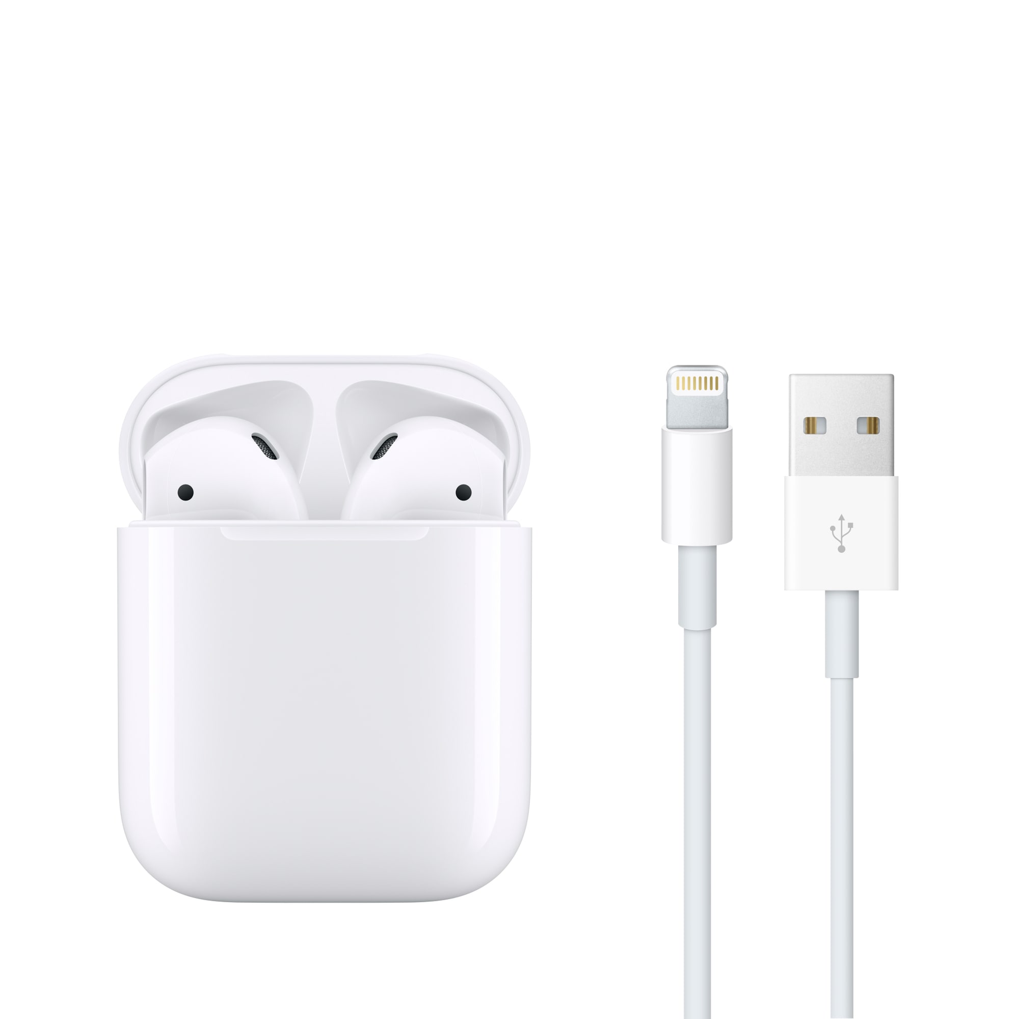 Apple AirPods (2019) trådløse hodetelefoner med etui - Hodetelefoner -  Elkjøp