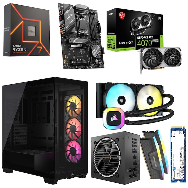 Elkjop Build 310 R7/32/2TB/RTX 4070 Super