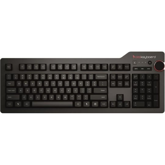 Das Keyboard 4 Professional, Cherry MX Blue, Nordisk, USB, svart - Elkjøp