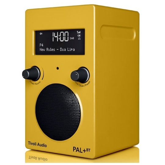 Tivoli Audio PAL+BT DAB+/Bluetooth, Gul - Elkjøp