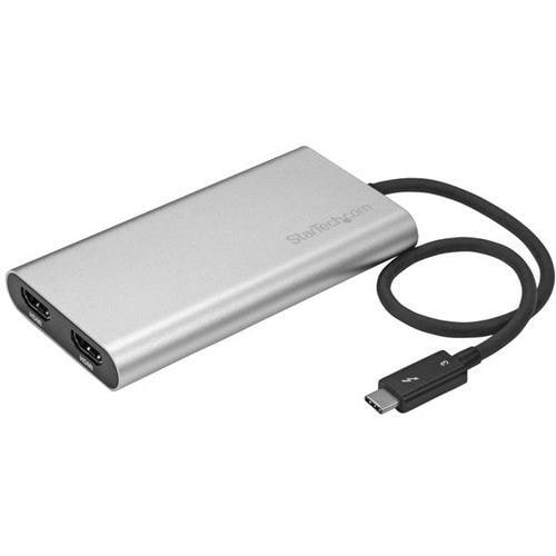 StarTech.com Thunderbolt 3 til dobbel HDMI -adapter - 4k 30 Hz - bare  kompatibel - Elkjøp