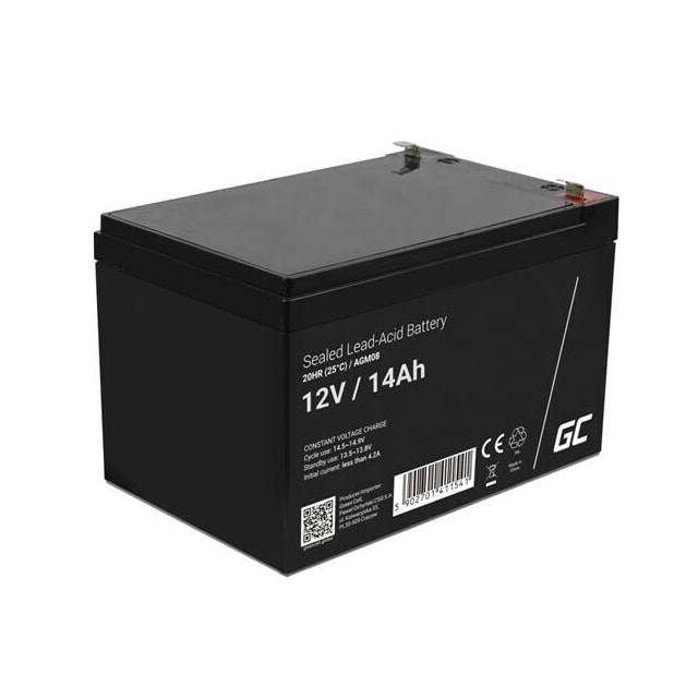 Green Cell AGM Batteri 12V 14Ah