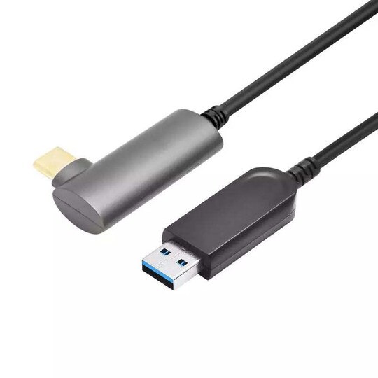 NÖRDIC aktiv AOC Fiber 10m USB-C til USB-A VR Link-kabel for Oculus Quest 2  USB3.2 Gen2 10 Gbps Super Speed ​​​​VR Link-kabel - Elkjøp