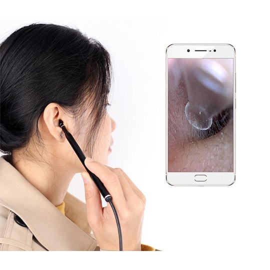 Endoskop for fjerning av ørevoks og rengjøring av øre - Elkjøp