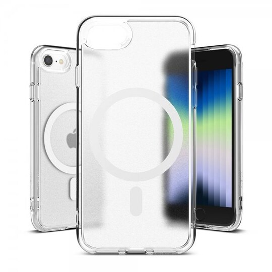Ringke iPhone 7/8/SE Deksel Fusion Magnetic MagSafe Matte Clear - Elkjøp