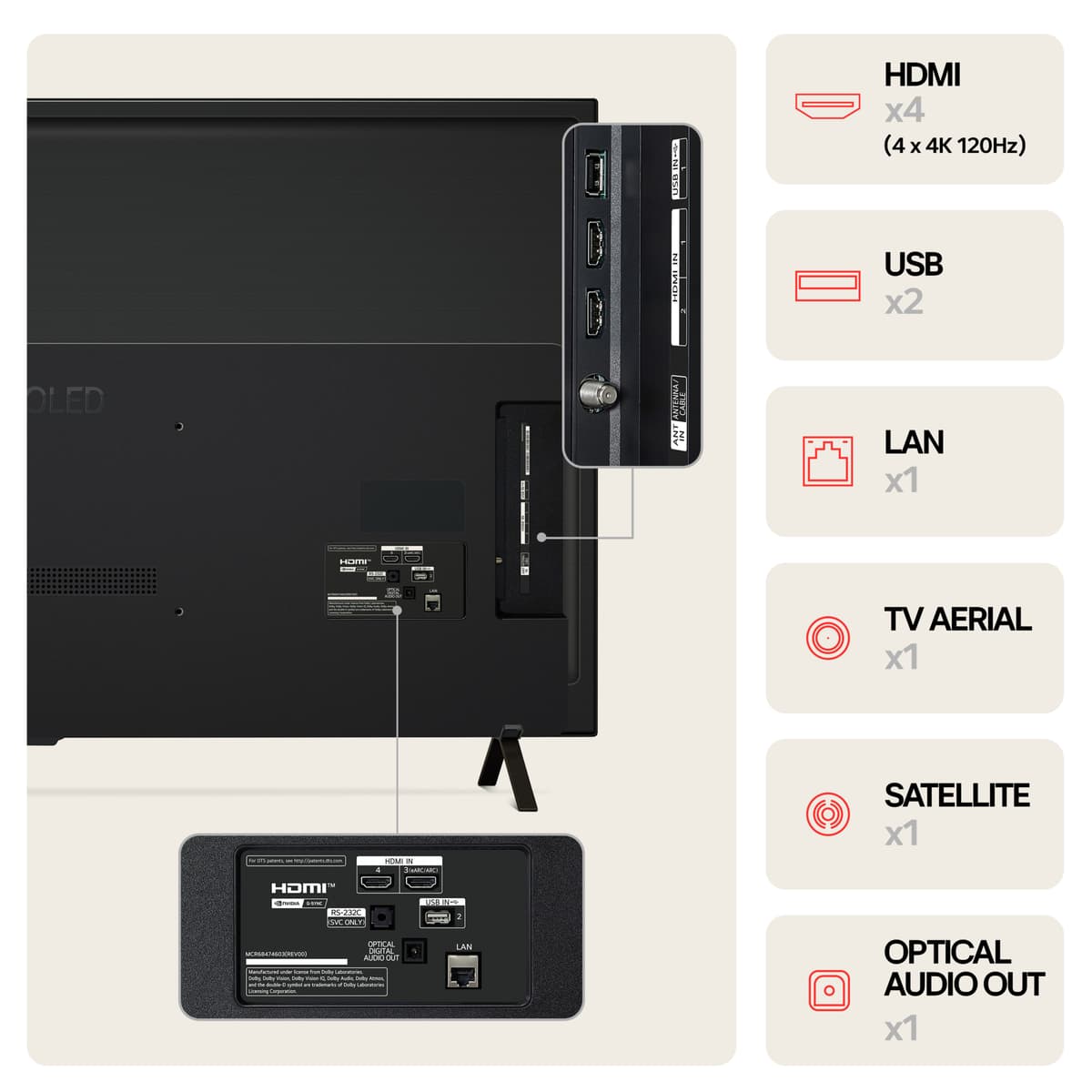 LG 55" B4 4K OLED TV (2024)