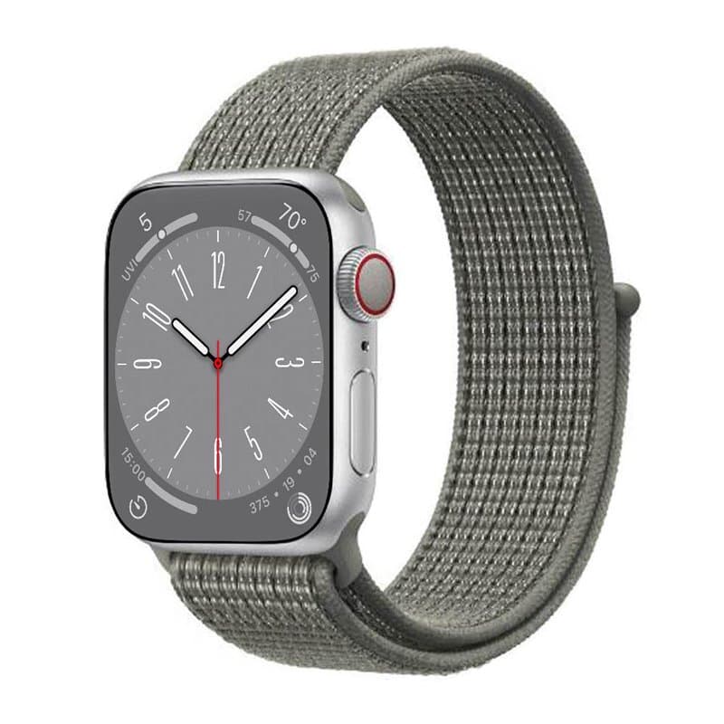 Nylon armbånd Apple Watch 8 (41mm) - Spuce Fog