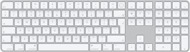 Apple Magic Keyboard m/ Touch ID og talltastatur (norsk, hvite taster)