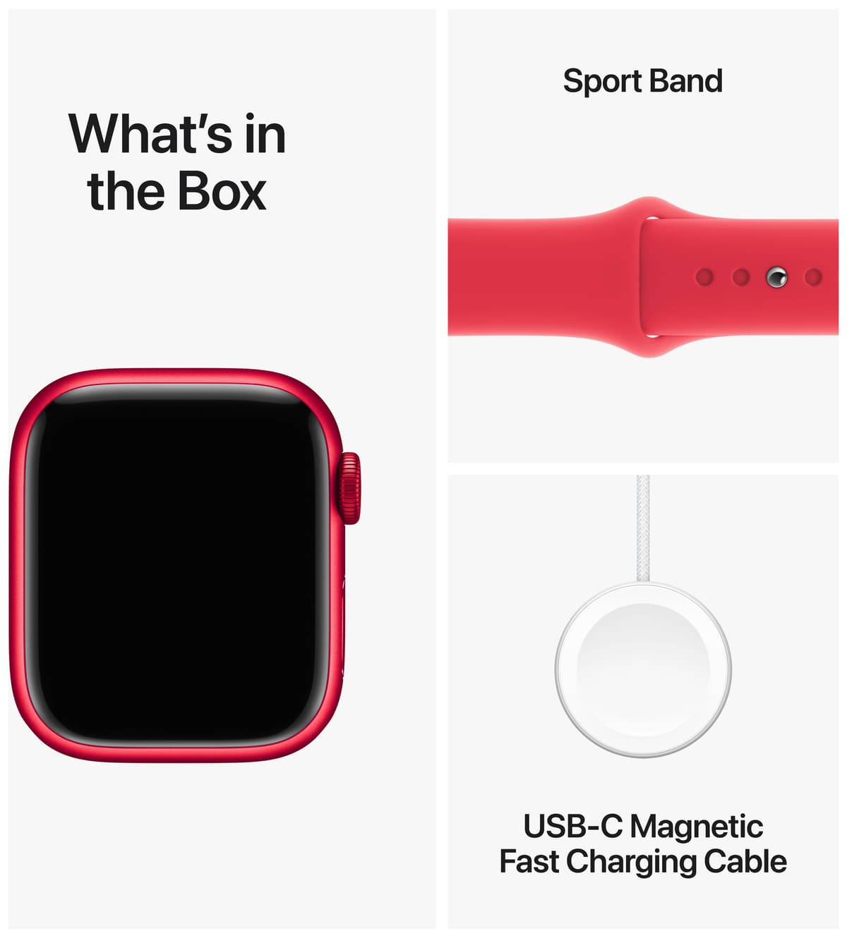 Apple Watch S9 41mm GPS (PRODUCT)RED Alu/(PRODUCT)RED Sport Band) S/M