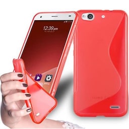 ZTE Blade S6 LUX silikondeksel case (rød)