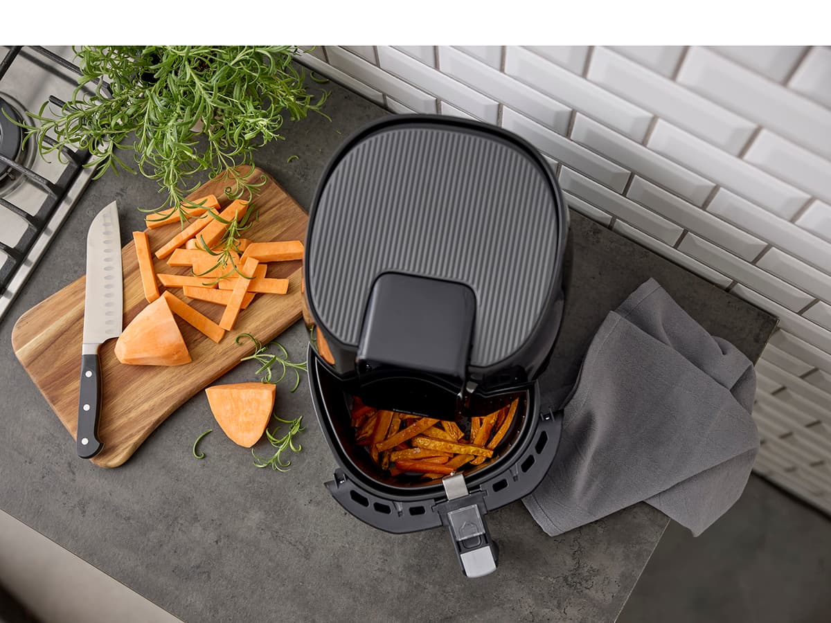 Nordic Sense Airfryer 5 litres 1500 watt Black