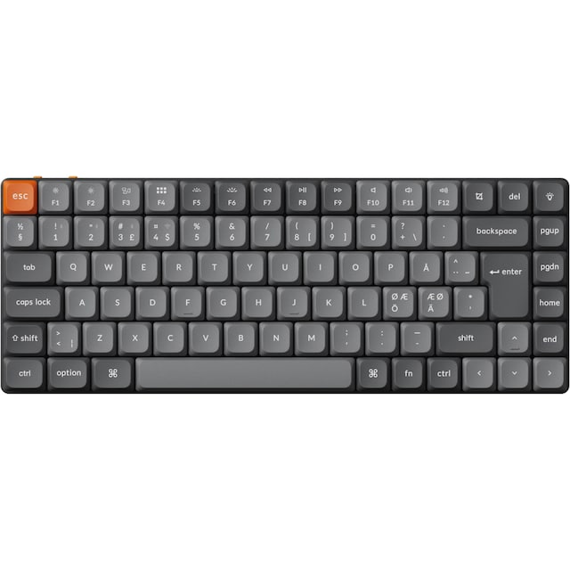 Keychron K3 MAX trådløst tastatur (Gateron Low-profile Brown brytere)