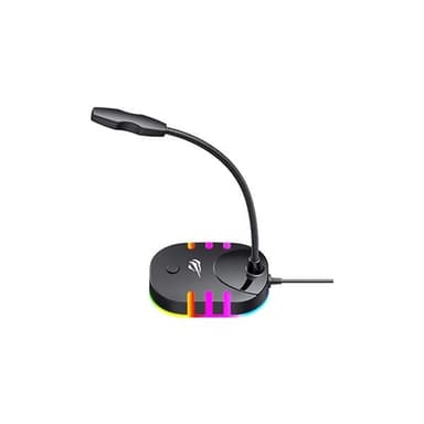 Havit gaming-mikrofon med RGB-belysning og plug &amp; play