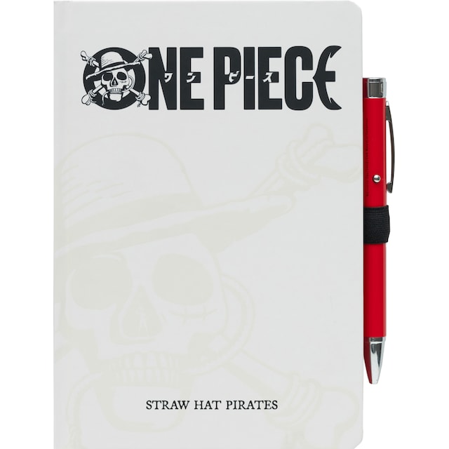 Grupo Erik One Piece notatbok og penn