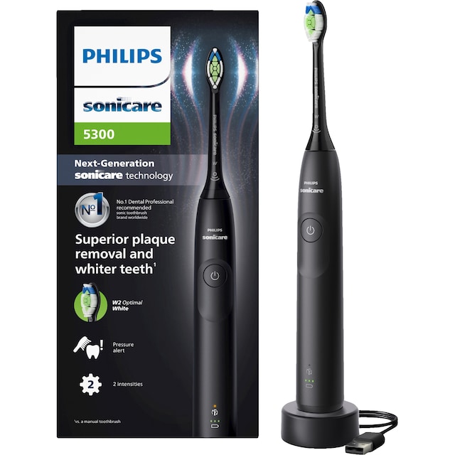 Philips Sonicare Series 5300 eltandborste HX710101 (svart)