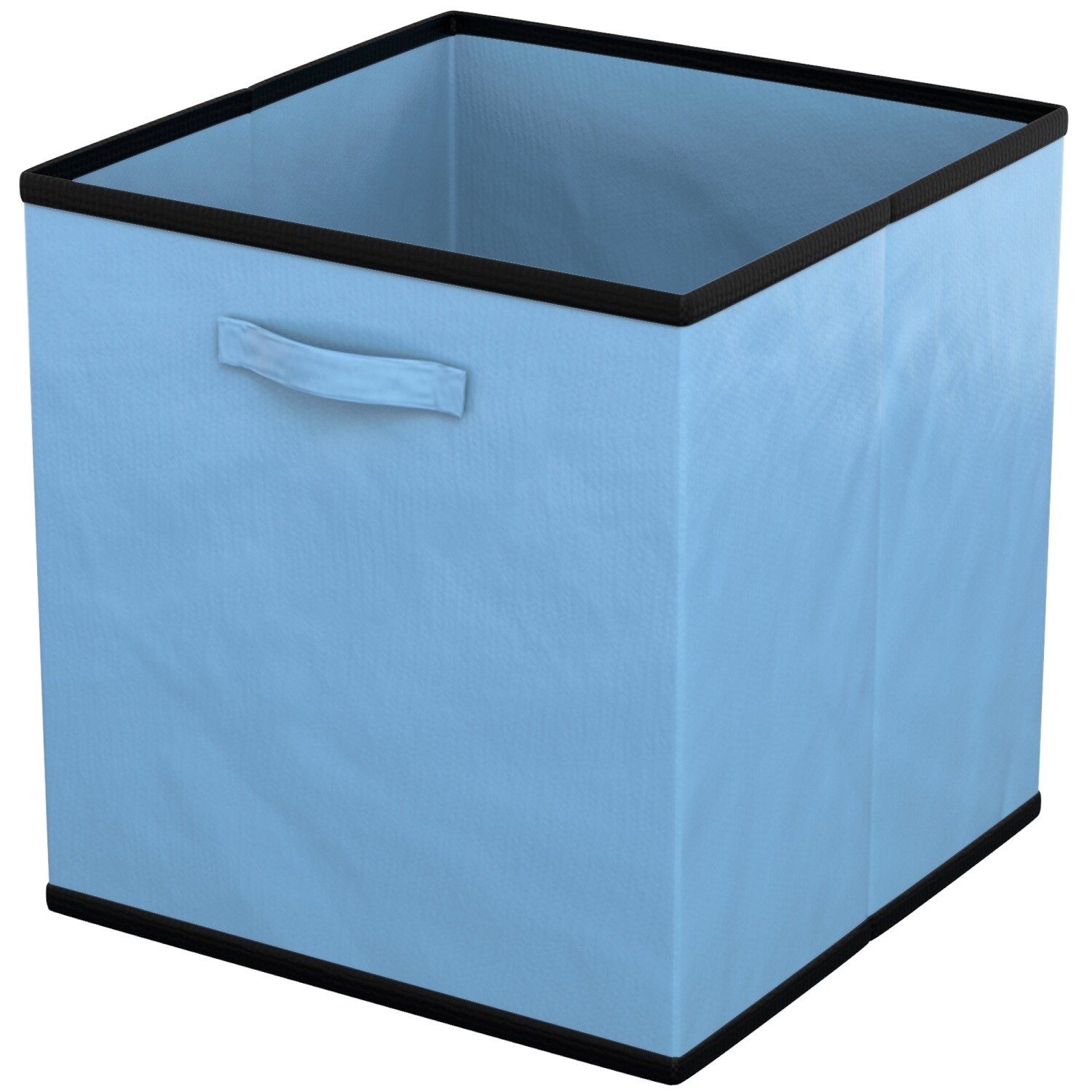6x Oppbevaringsboks Sammenleggbar for klær (blå) - Elkjøp