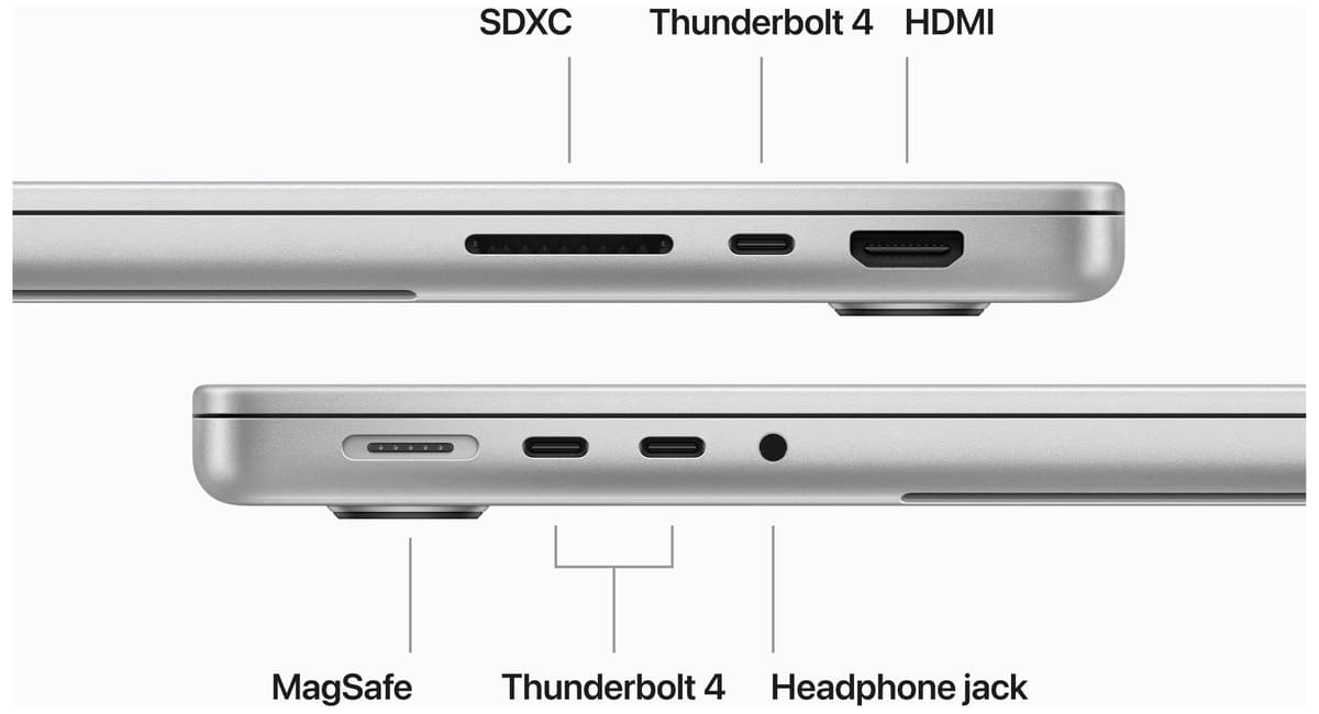 MacBook Pro 14 M3 Max 36/1TB (sølv)