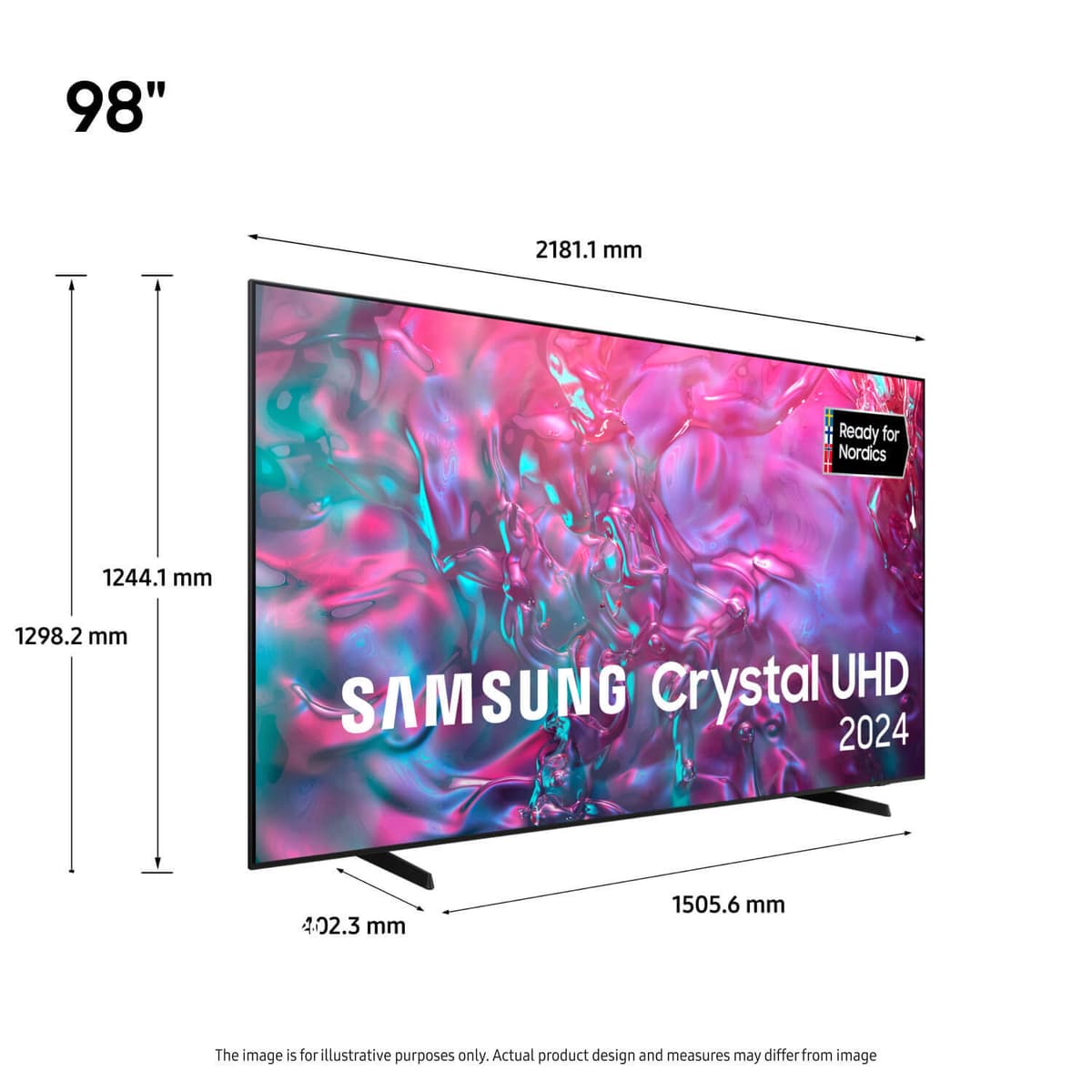 Samsung 98" DU9005 4K Smart TV (2024)