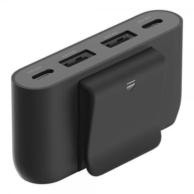 Belkin 4 port USB Power Extender 2xC 2xA 30W Svart