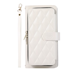 Zipper Flip Phone Case Lommebokveske med kredittkortspor iPhone 13 Pro max