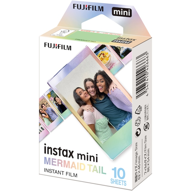 Fujifilm Instax Mini Mermaid Tail snabbfilm (10-pack)