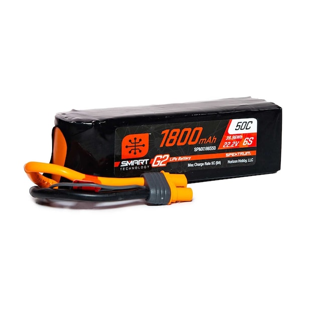 6s  1800mAh - 50C - Spektrum LiPo G2 IC3