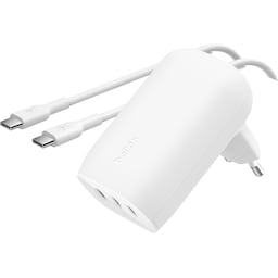 Belkin BoostCharge 3-Port USB-C lader med USB-C-kabel