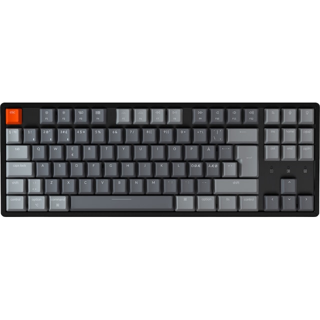 Keychron K8 trådløst tastatur (Gateron Red brytere)
