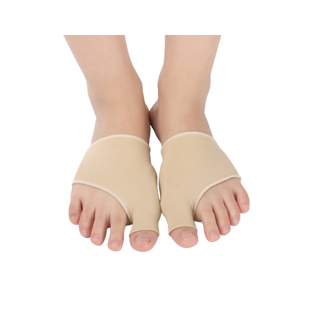 Tåavskiljare för hallux valgus 1 par Beige