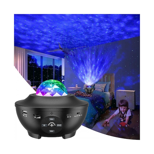 LED Galaxy Sky Projector - Skape en vakker stjernehimmel