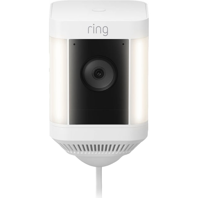 Ring Spotlight Cam Plus sikkerhetskamera (hvit/plug-in)