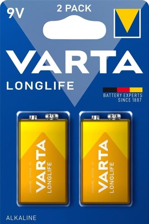 Varta Longlife 9V 2-pk (B)