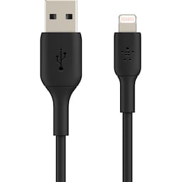 Belkin USB-A to Lightning, Black (0.15m)