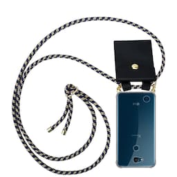 LG X POWER 3 Deksel med Halskjede (blå)