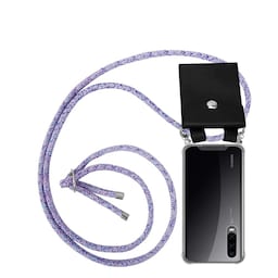 Huawei P30 Deksel med Halskjede (lilla)