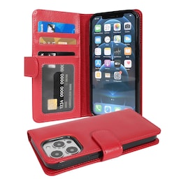 iPhone 13 PRO MAX lommebokdeksel case (rød)
