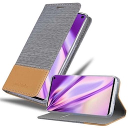 Samsung Galaxy S10 4G lommebokdeksel etui (grå)