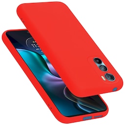 Motorola EDGE 30 silikondeksel case (rød)
