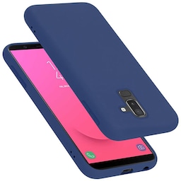 Samsung Galaxy A6 PLUS 2018 silikondeksel case (blå)
