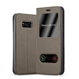 Samsung Galaxy S8 PLUS lommebokdeksel cover (brun)