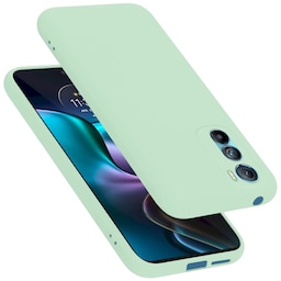 Motorola EDGE 30 silikondeksel case (grønn)
