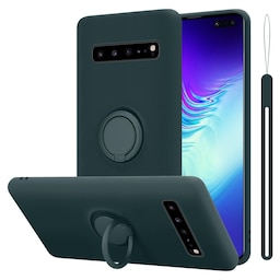 Deksel Samsung Galaxy S10 5G Ring Case (grønn)