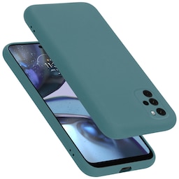 Motorola MOTO G22 silikondeksel case (grønn)