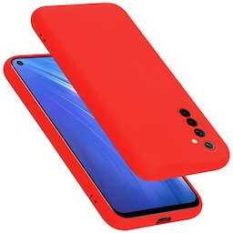 Realme 6 4G / 6s silikondeksel case (rød)